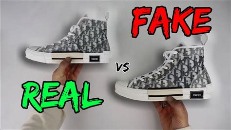 dior converse fake vs real